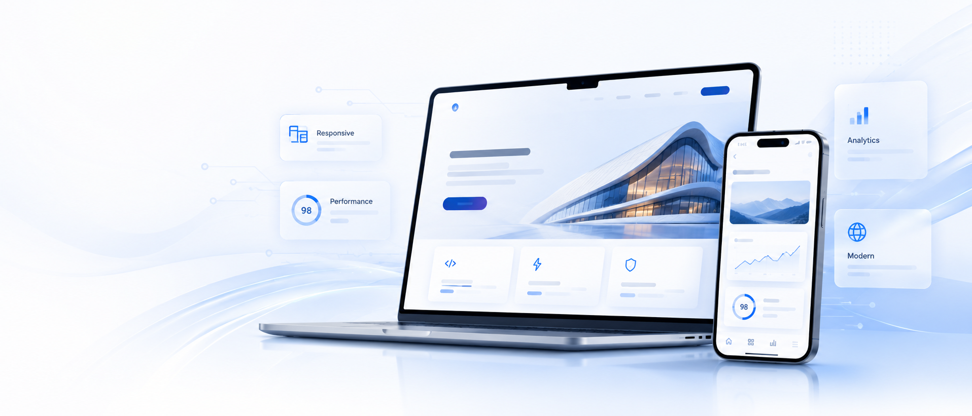 Giao diện website chuyên nghiệp LiteWeb Studio